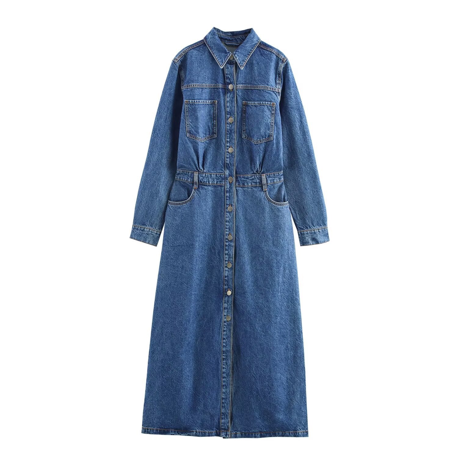 Vestido denim mezclilla