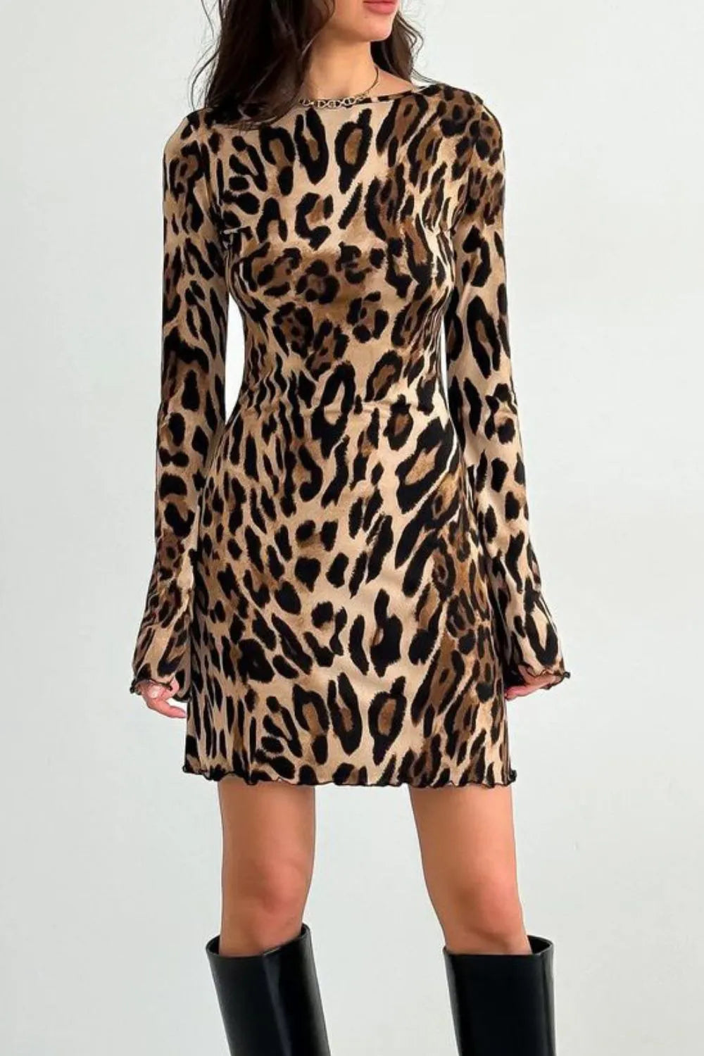 Vestido mini print