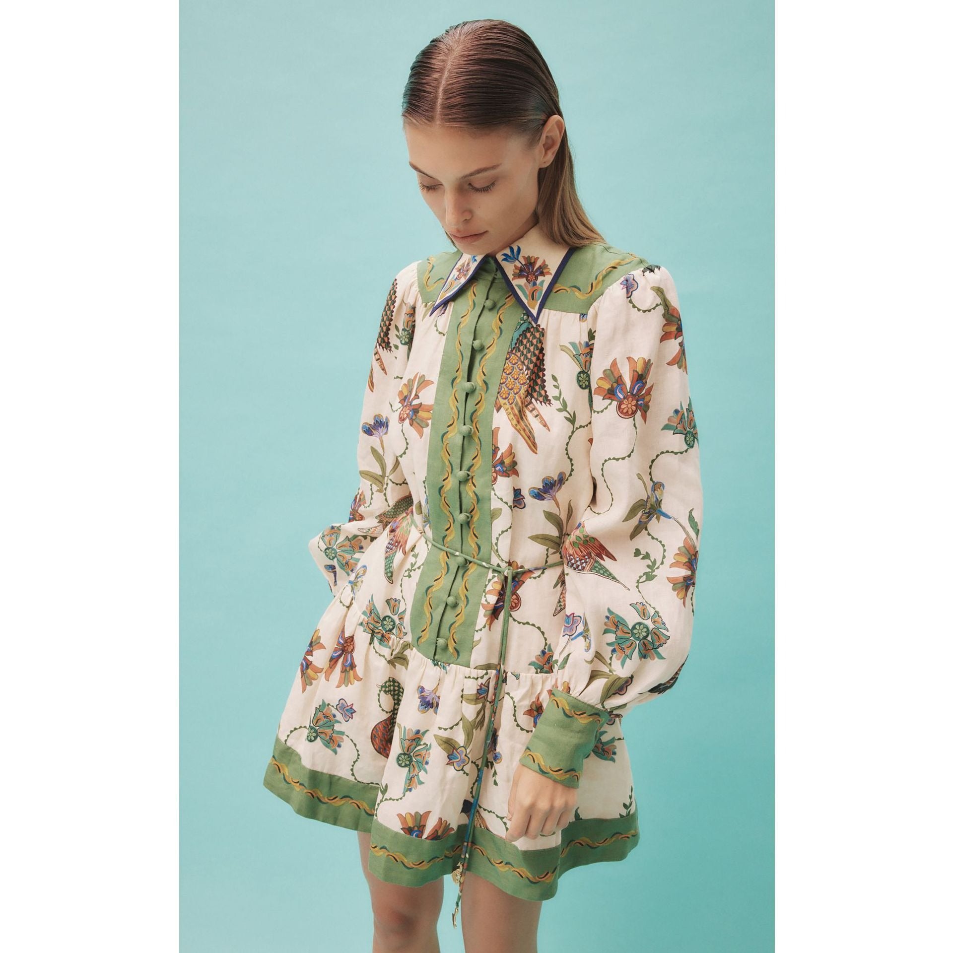 Vestido mini floral
