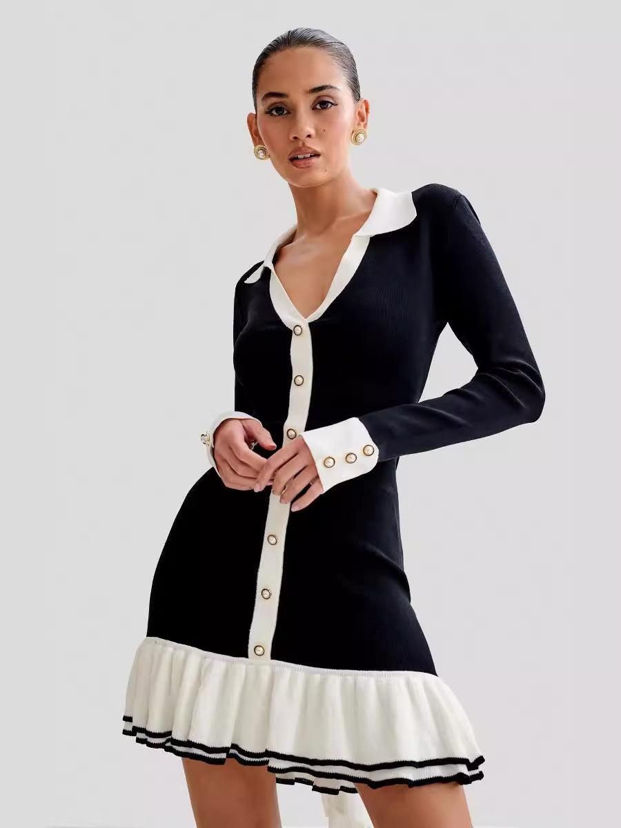 Vestido mini knitting