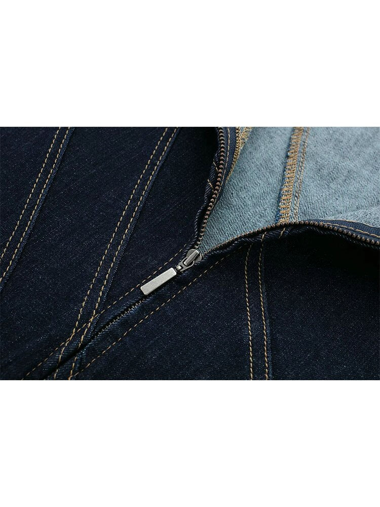 Vestido Denim off shoulder