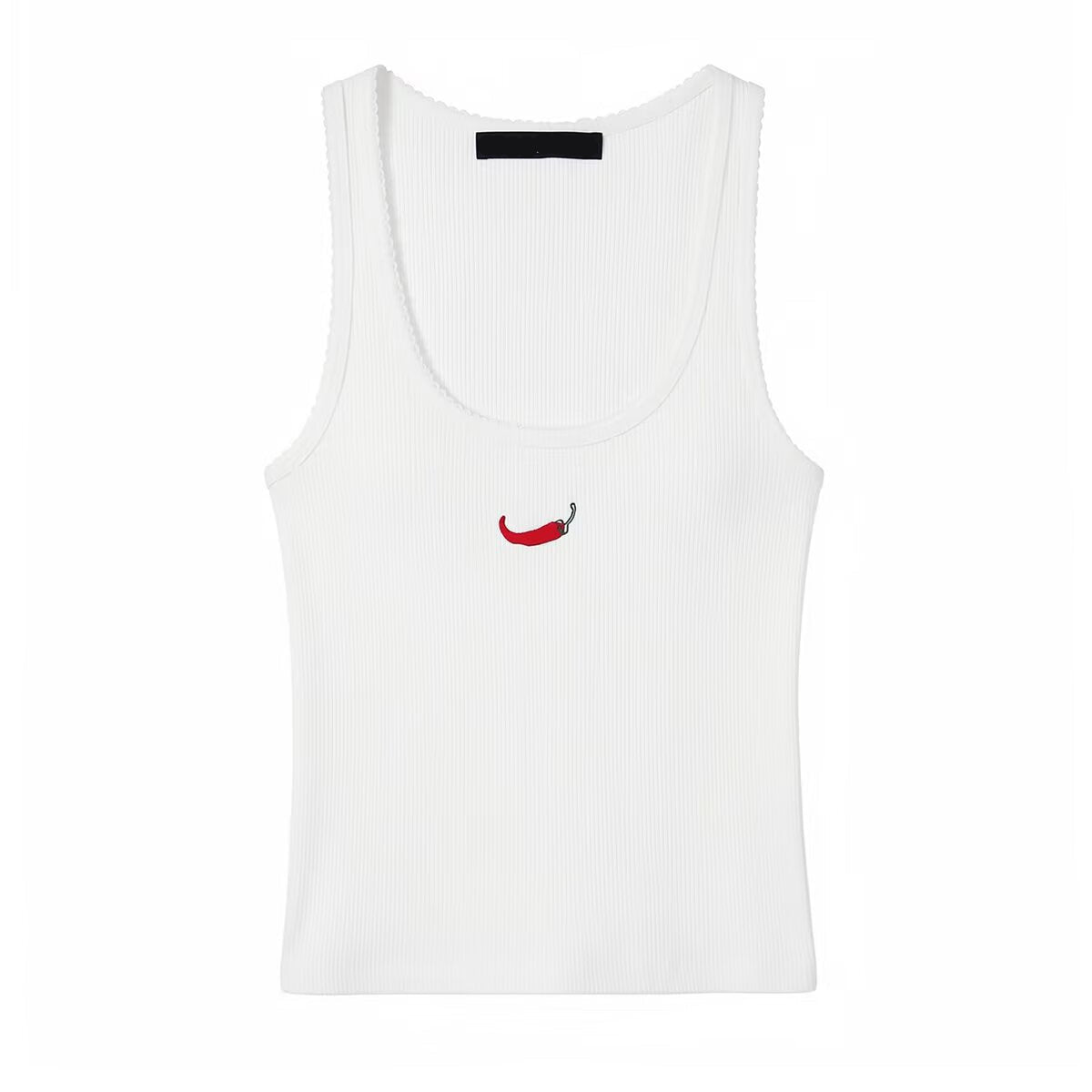 Top tank bordado