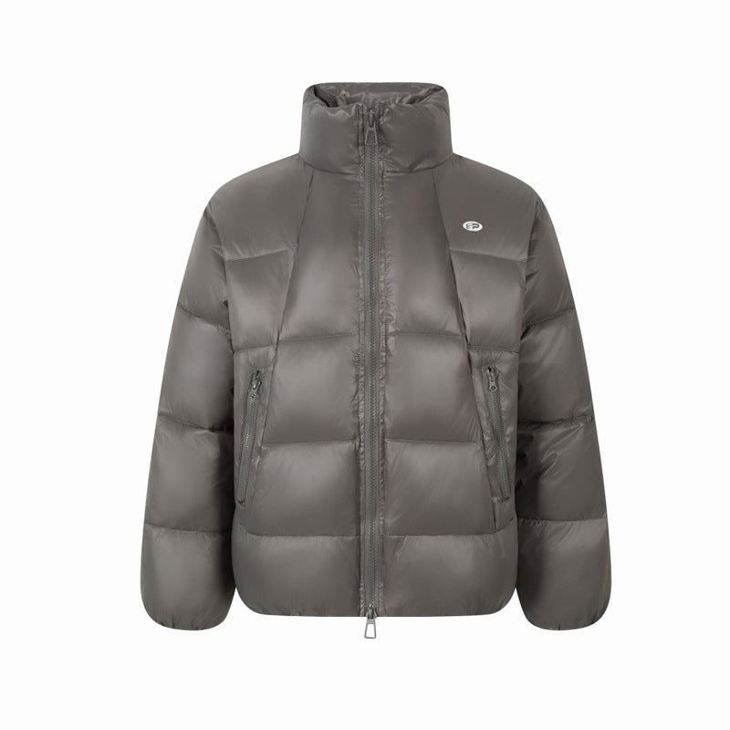 Abrigo puffer cuello-mock