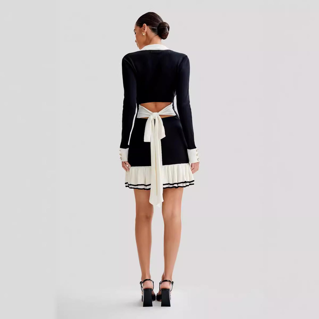 Vestido mini knitting