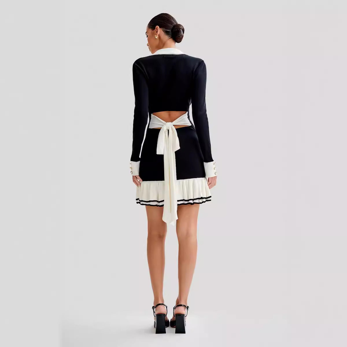 Vestido mini knitting