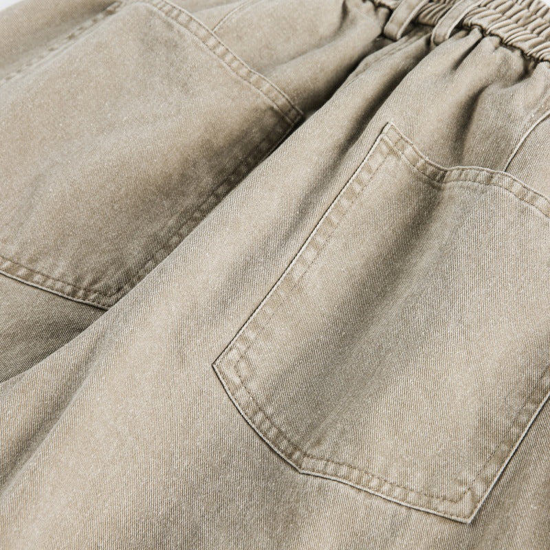 Pantalón multi-bolsillos patchwork