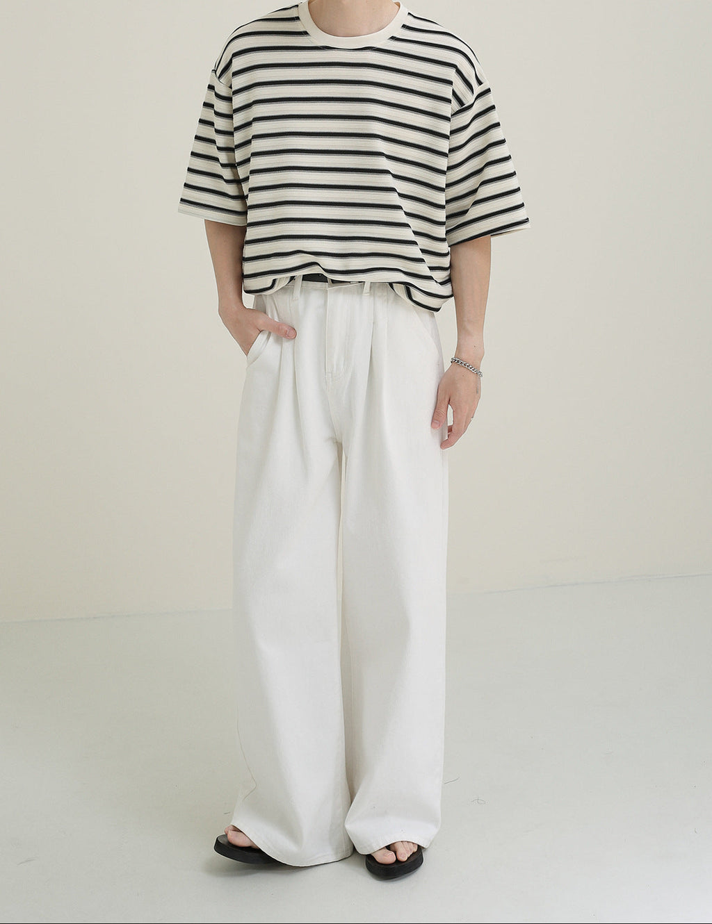 Camiseta oversize rayas