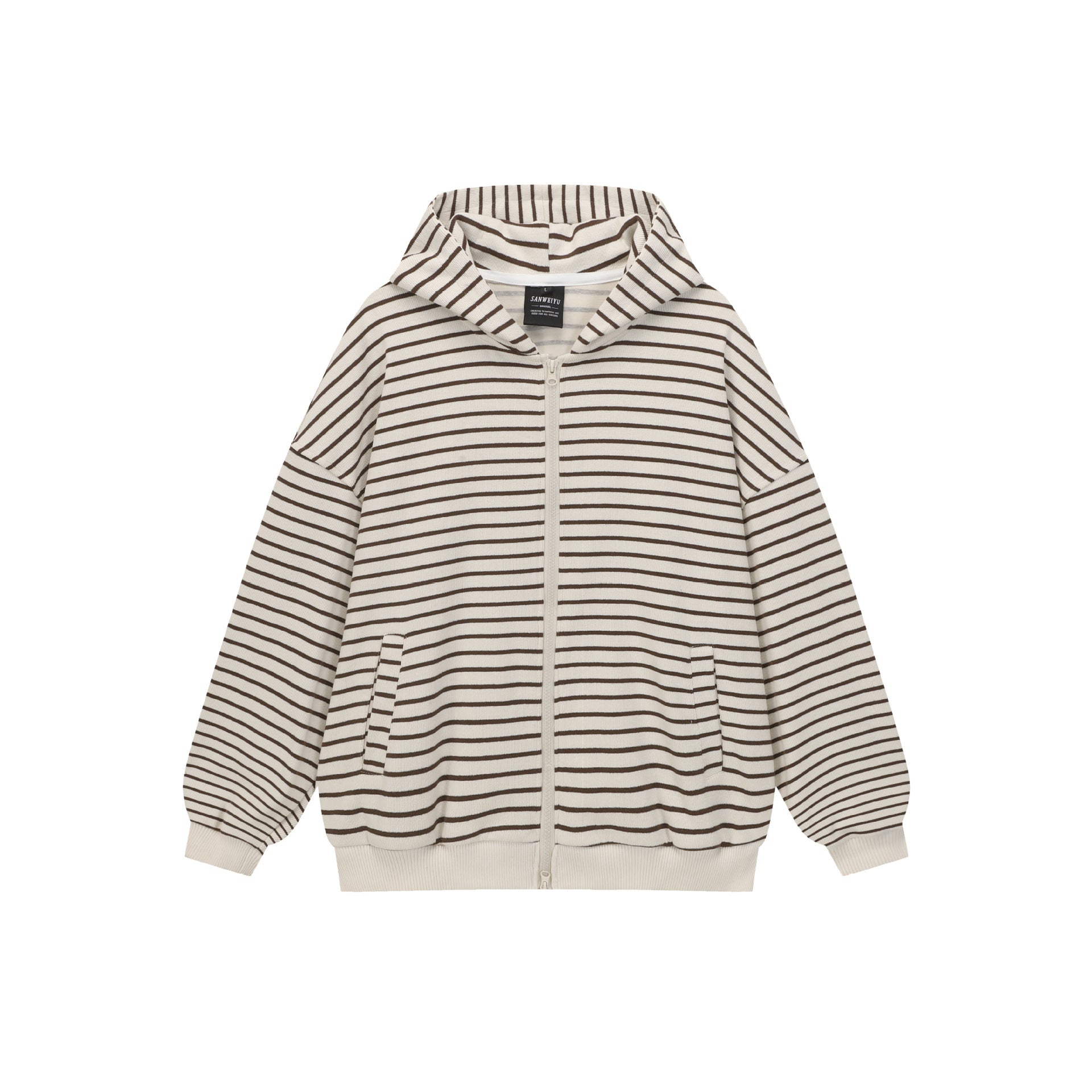 Sudadera zip loose-fit