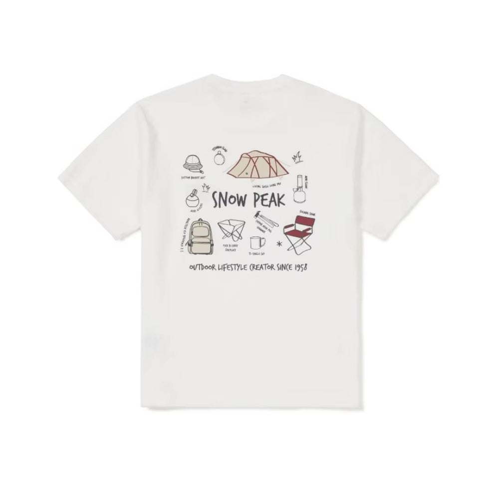 Camiseta estampada básica