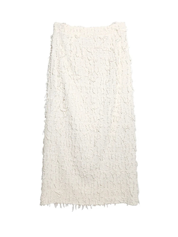 FALDA MIDI FLECOS