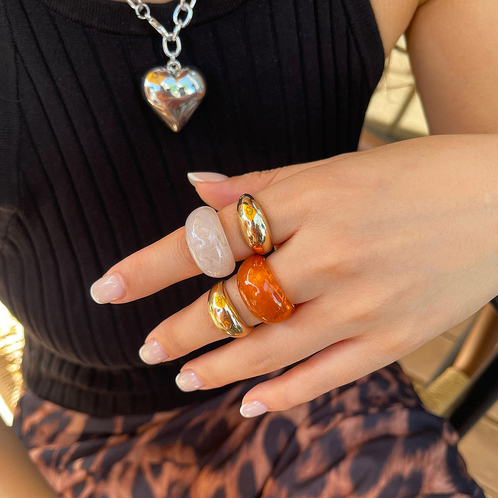 Set anillos retro