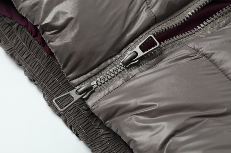 Abrigo puffer cuello-mock