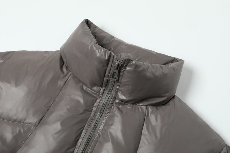 Abrigo puffer cuello-mock