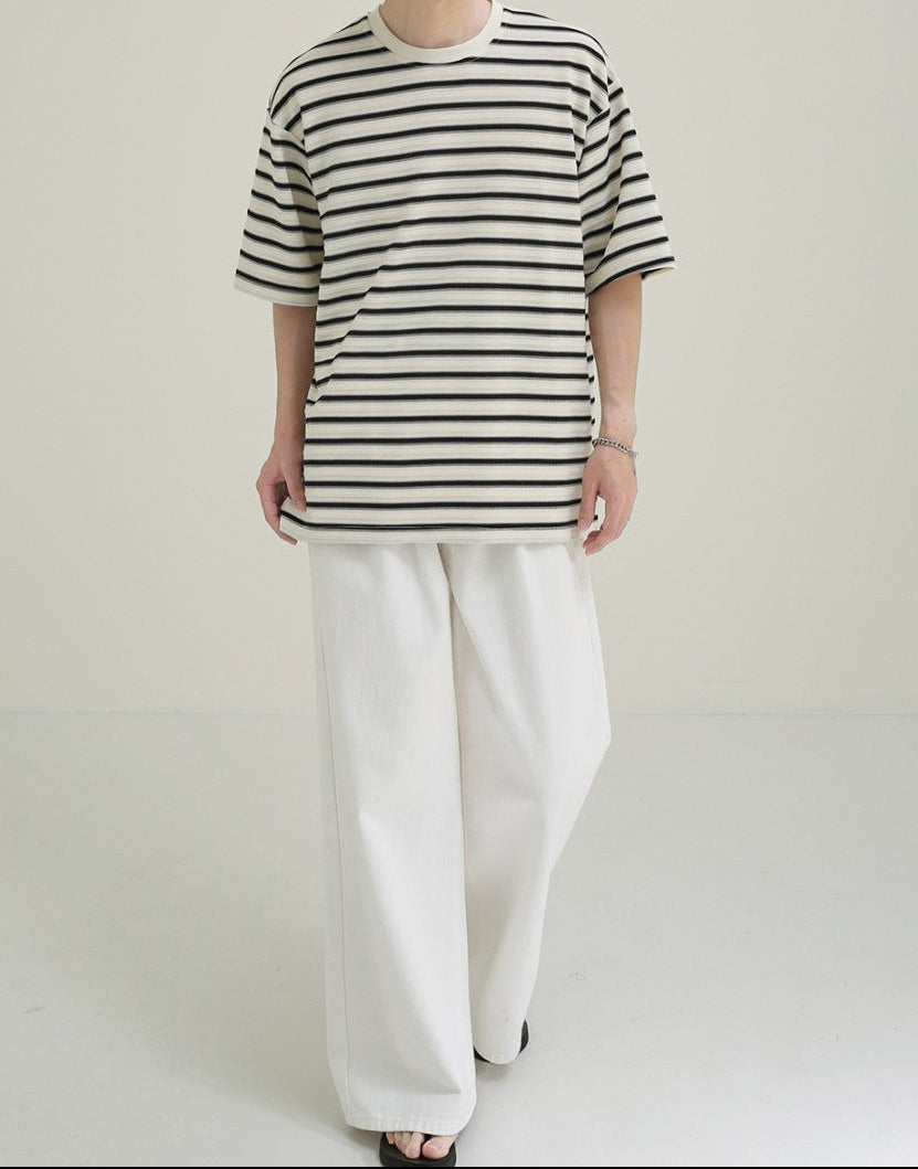 Camiseta oversize rayas