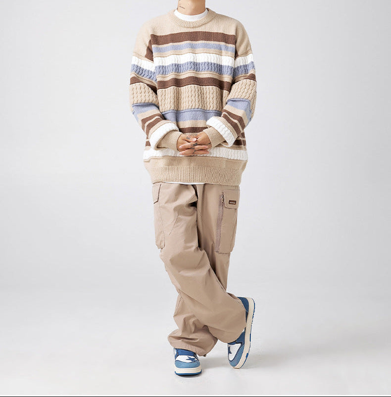 Suéter cuello redondo