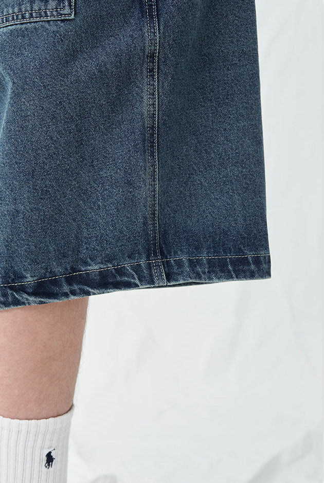 Bermudas denim lavado
