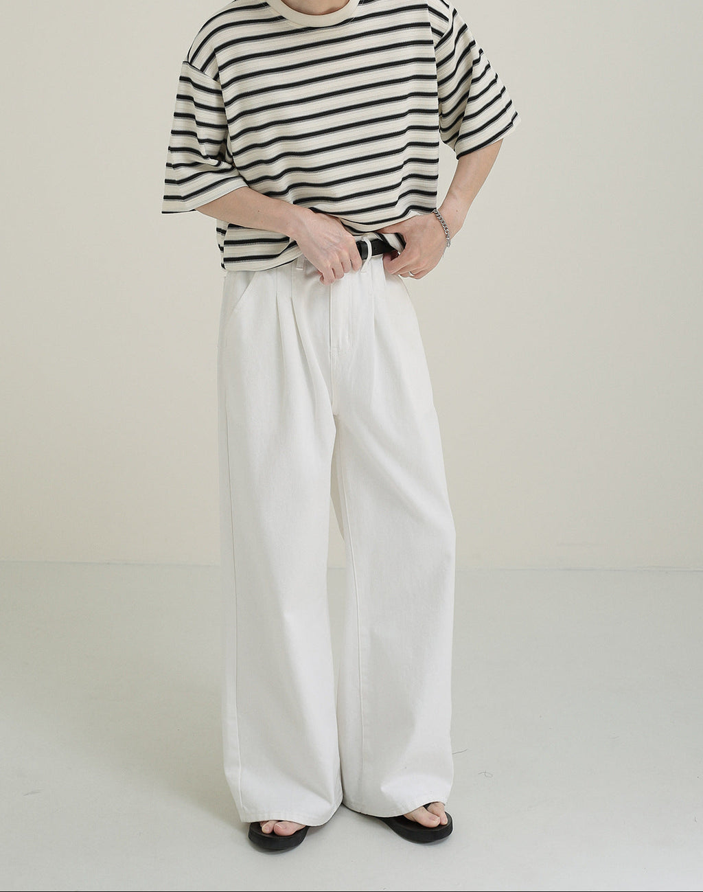 Camiseta oversize rayas