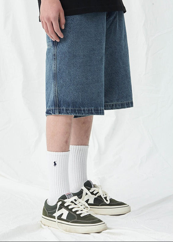 Bermudas denim lavado