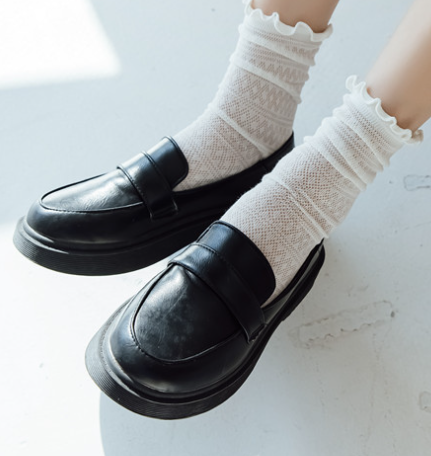 Calcetines calados ondulado