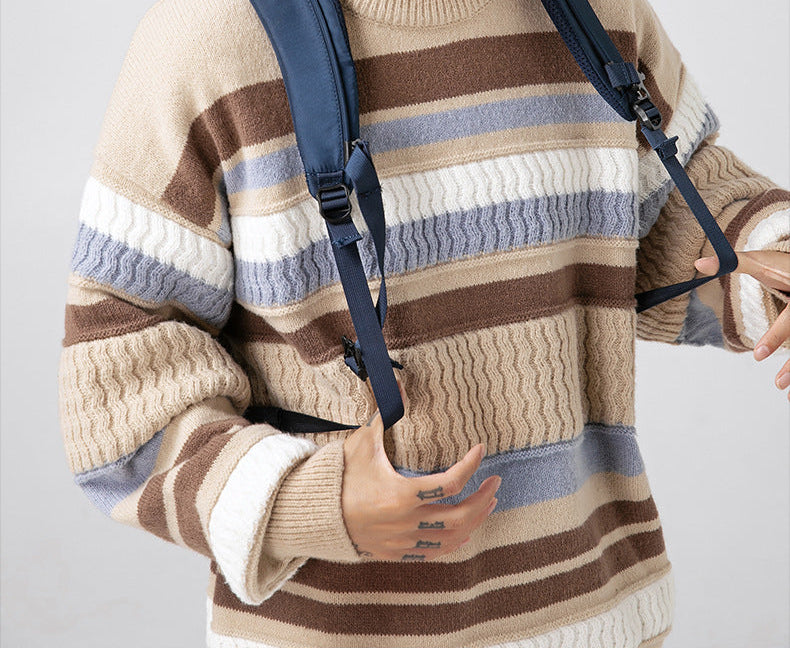 Suéter cuello redondo