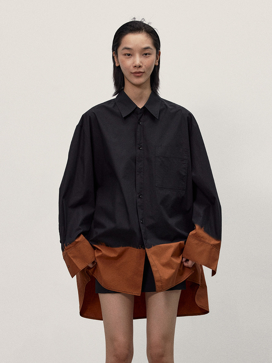 Camisa maxi loose-fit