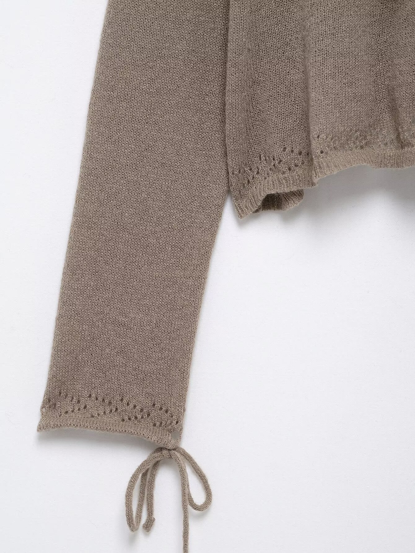 Suéter punto volantes