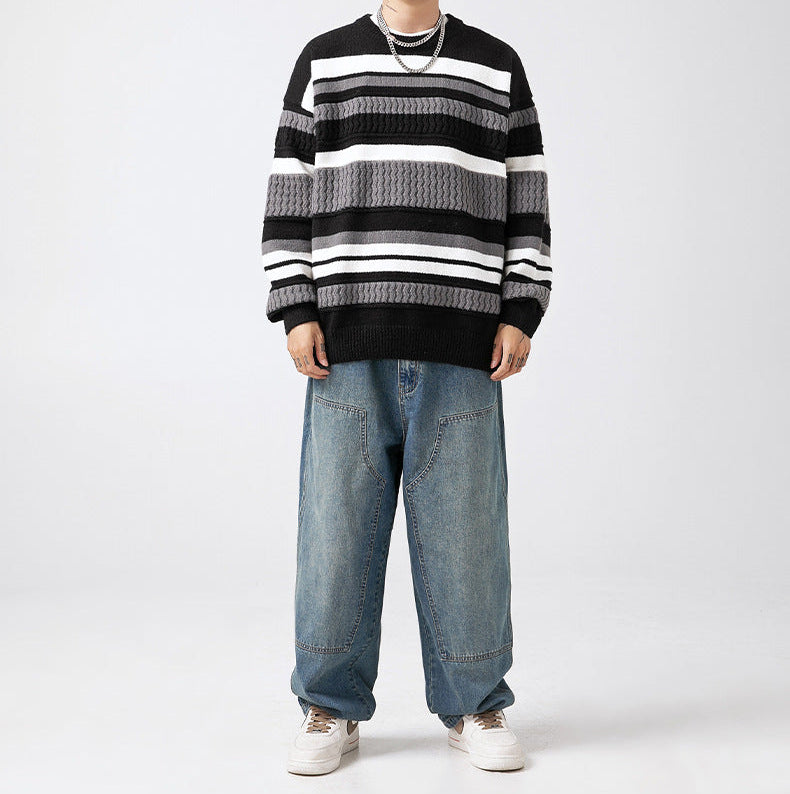 Suéter cuello redondo