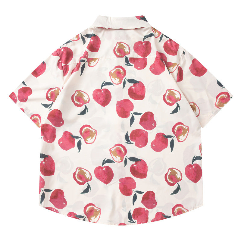Camisa print loose-fit
