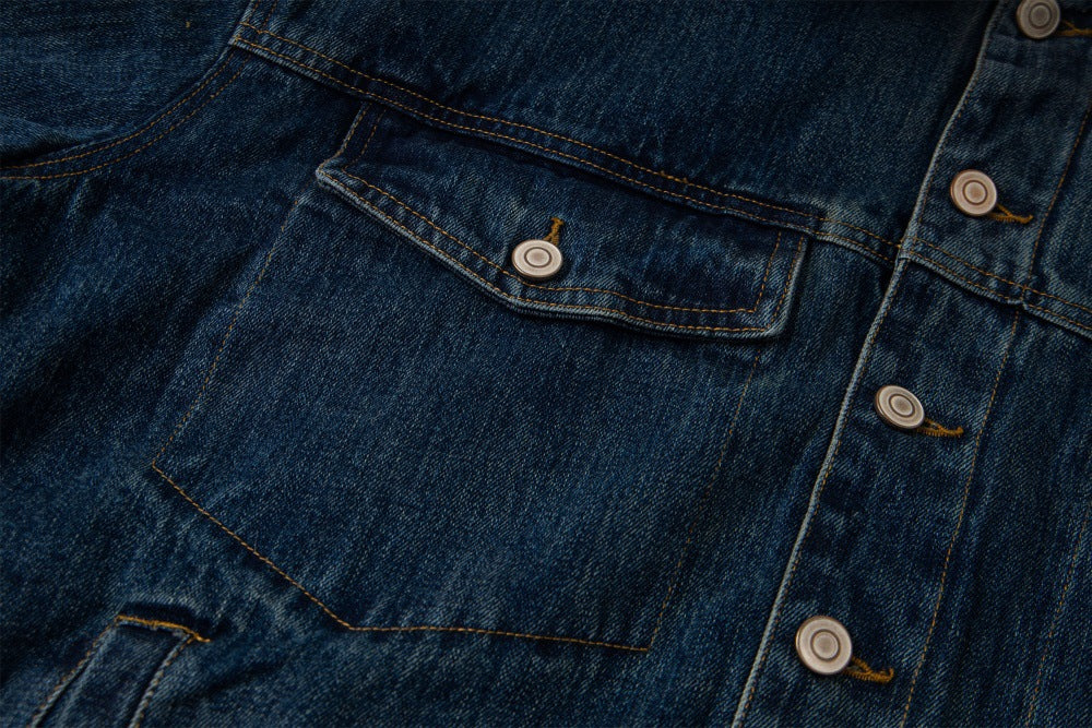 Chaqueta denim algodón