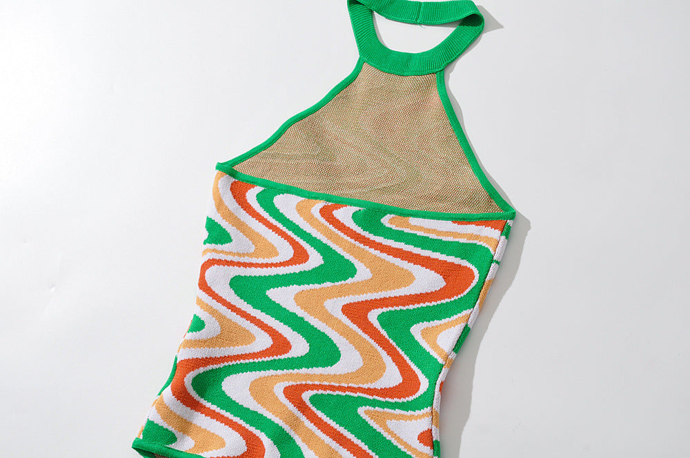 Body punto jacquard