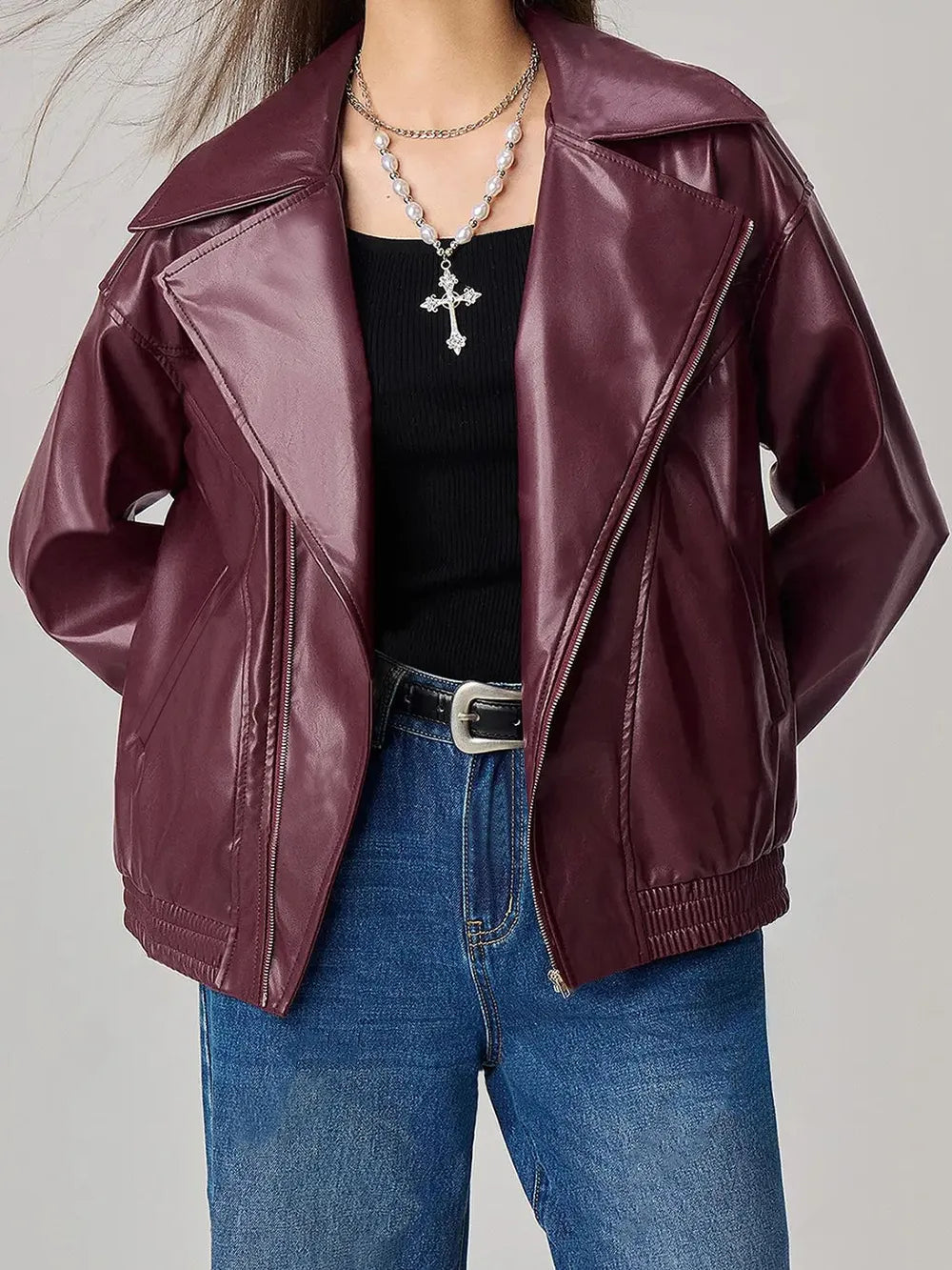Chaqueta hombros caídos