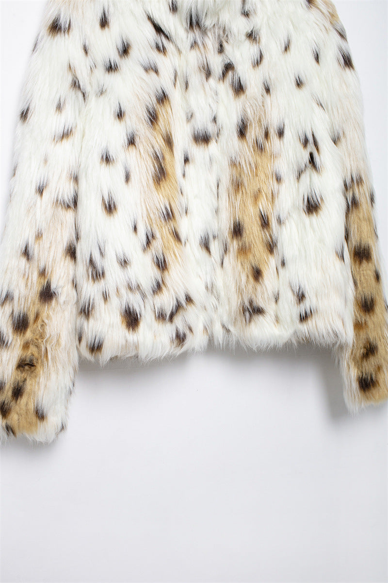 Abrigo animal print
