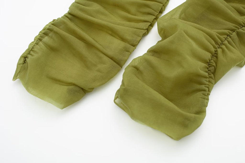Vestido hombro asimétrico