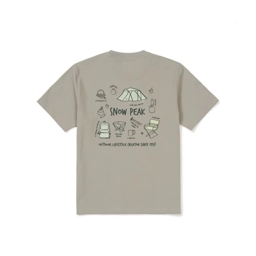 Camiseta estampada básica
