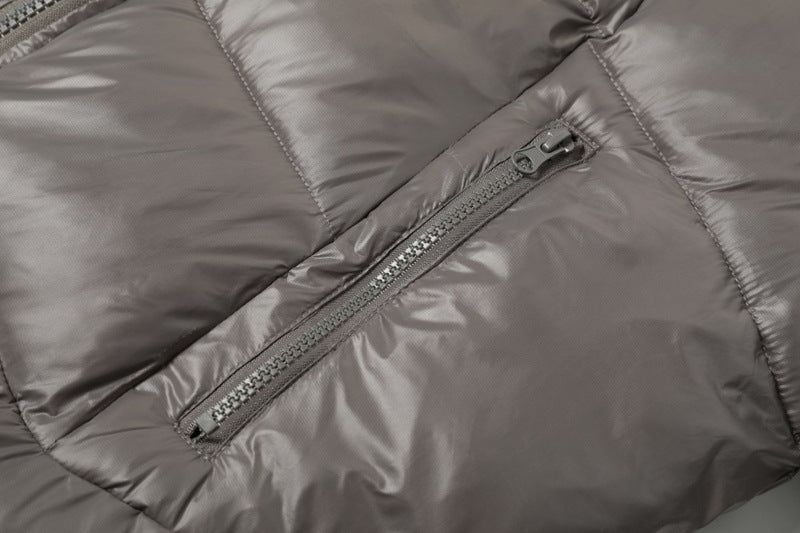 Abrigo puffer cuello-mock