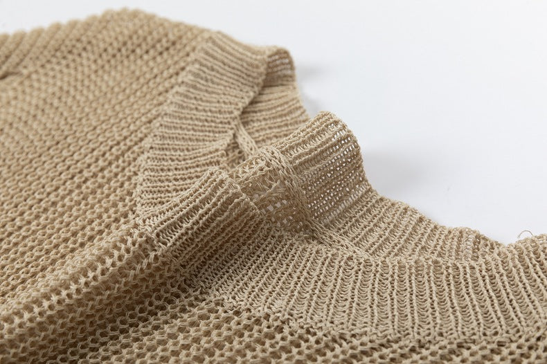 Suéter punto agujero