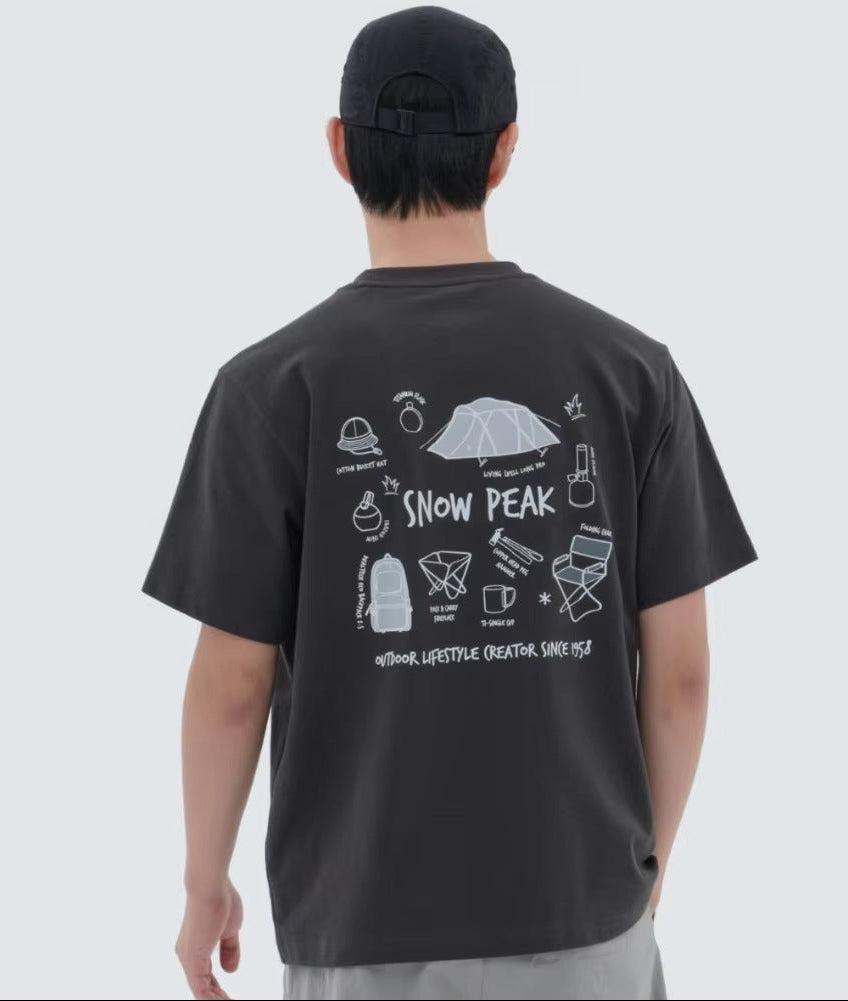 Camiseta estampada básica