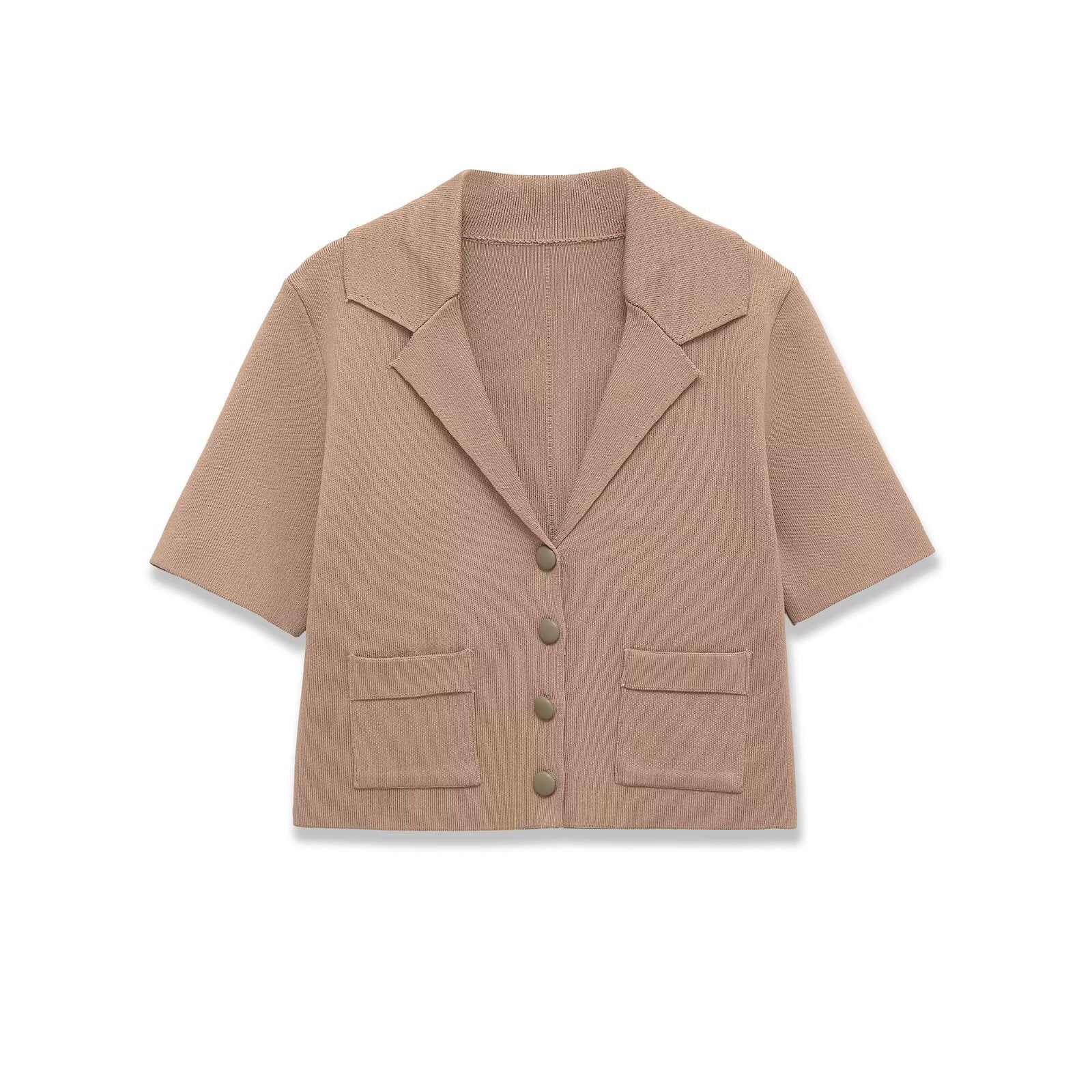 Cárdigan punto solapa