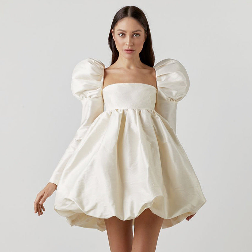 Vestido mini satén