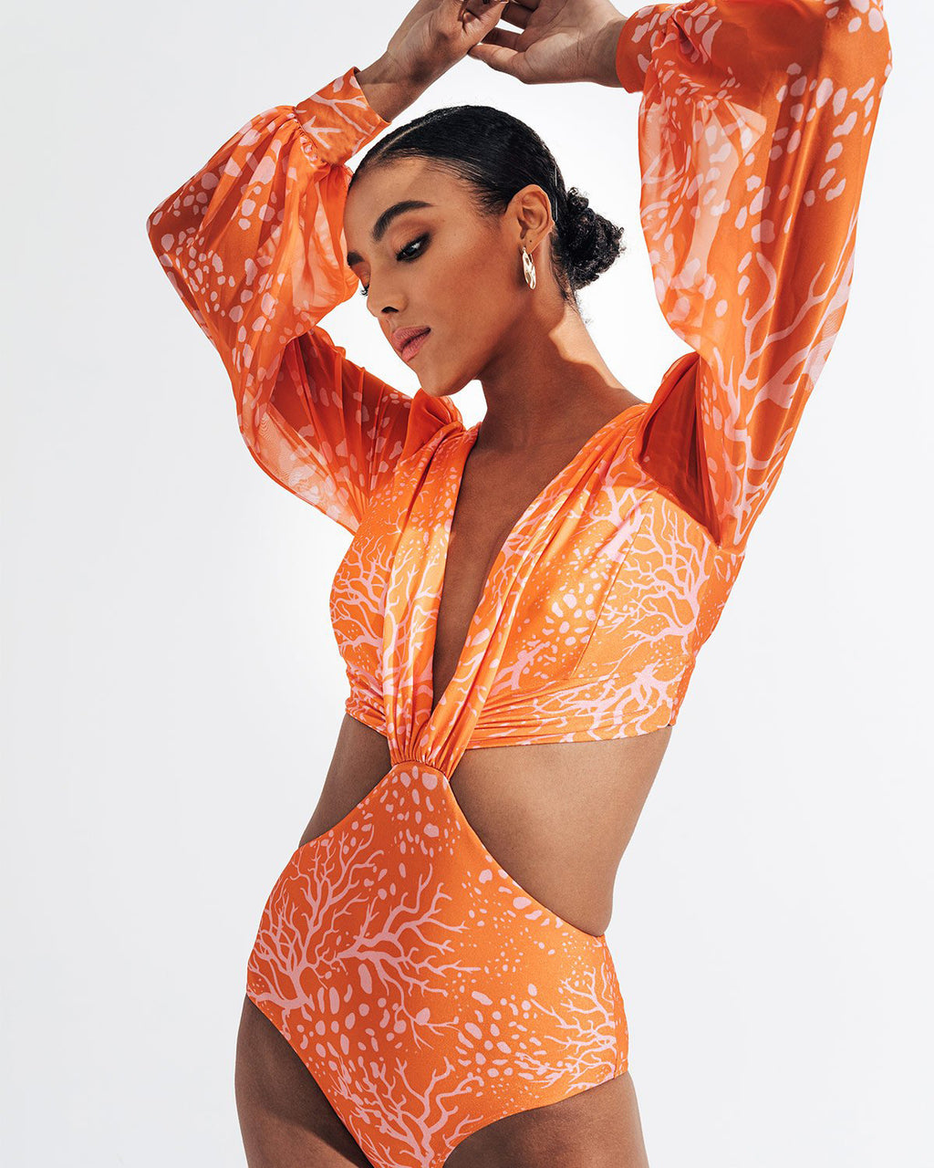 Bañador cut-out mangas