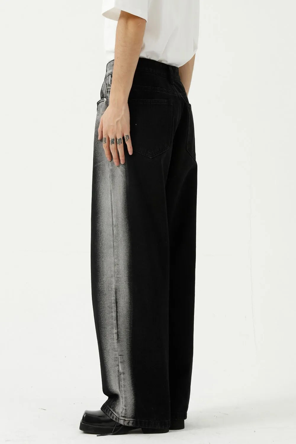 Jeans contraste bolsillos