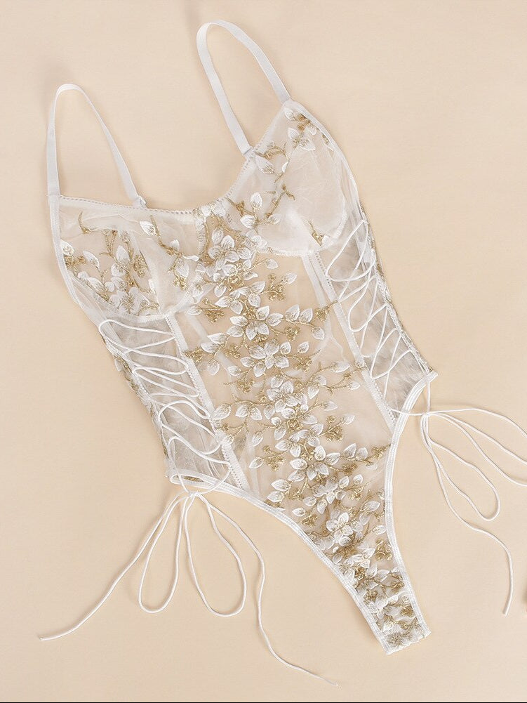 Body corsetero bordado