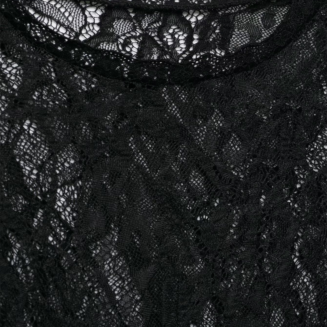 CAMISETA ENCAJE SEMITRANSPARENTE