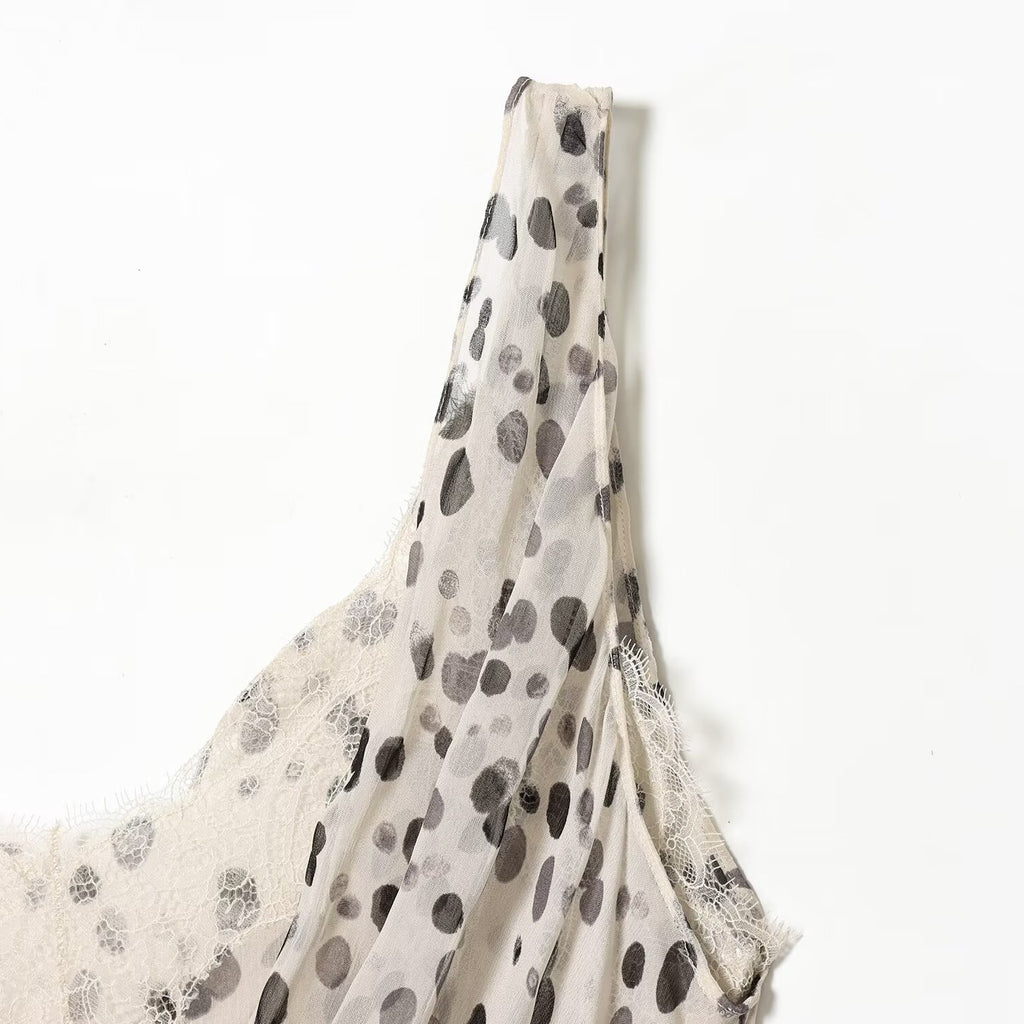 Vestido lencero polka