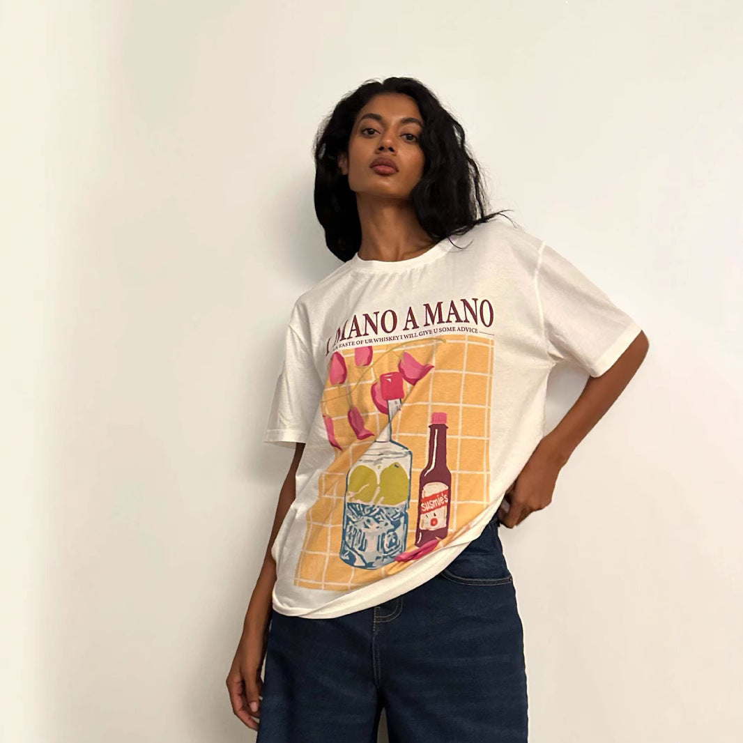 Camiseta basic print