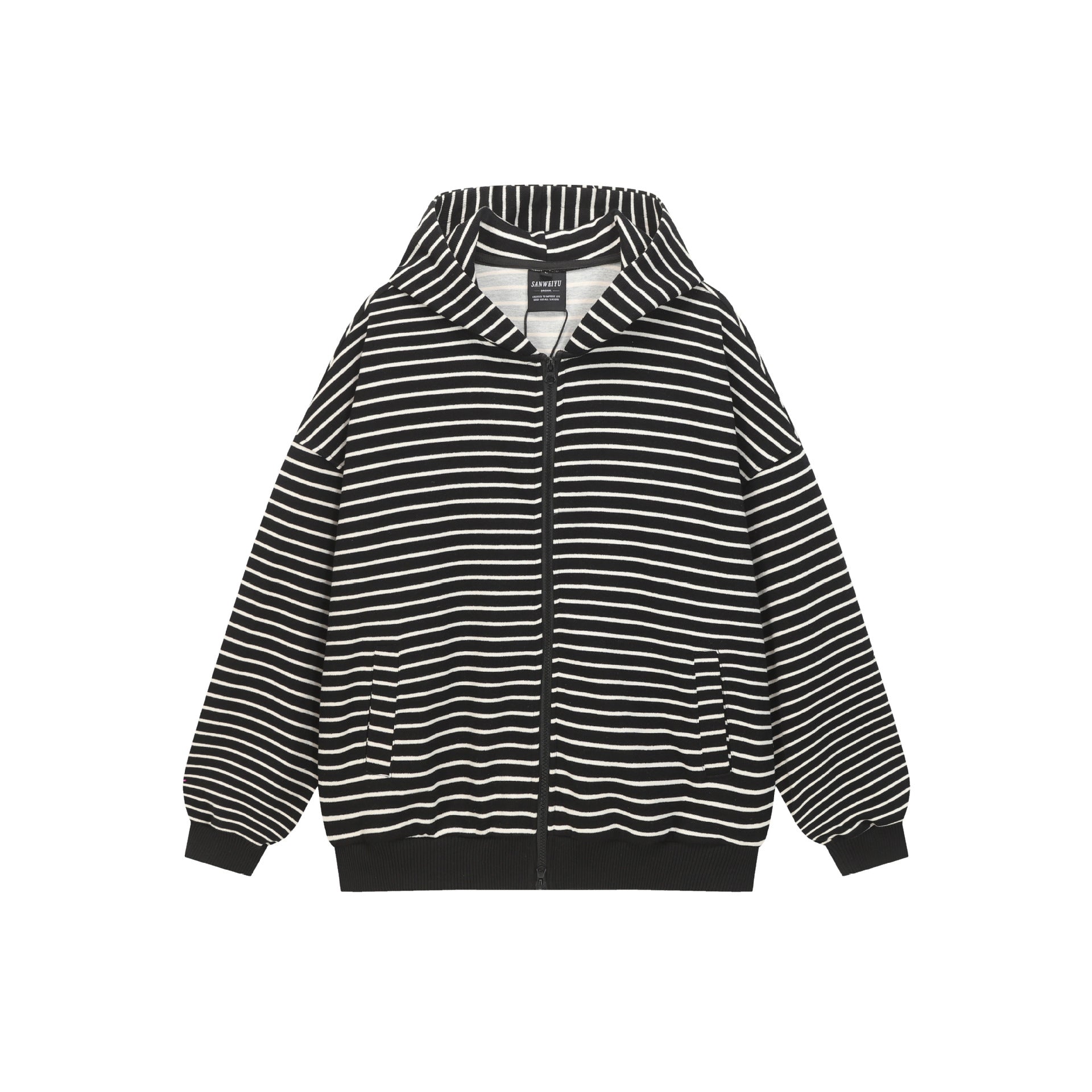 Sudadera zip loose-fit