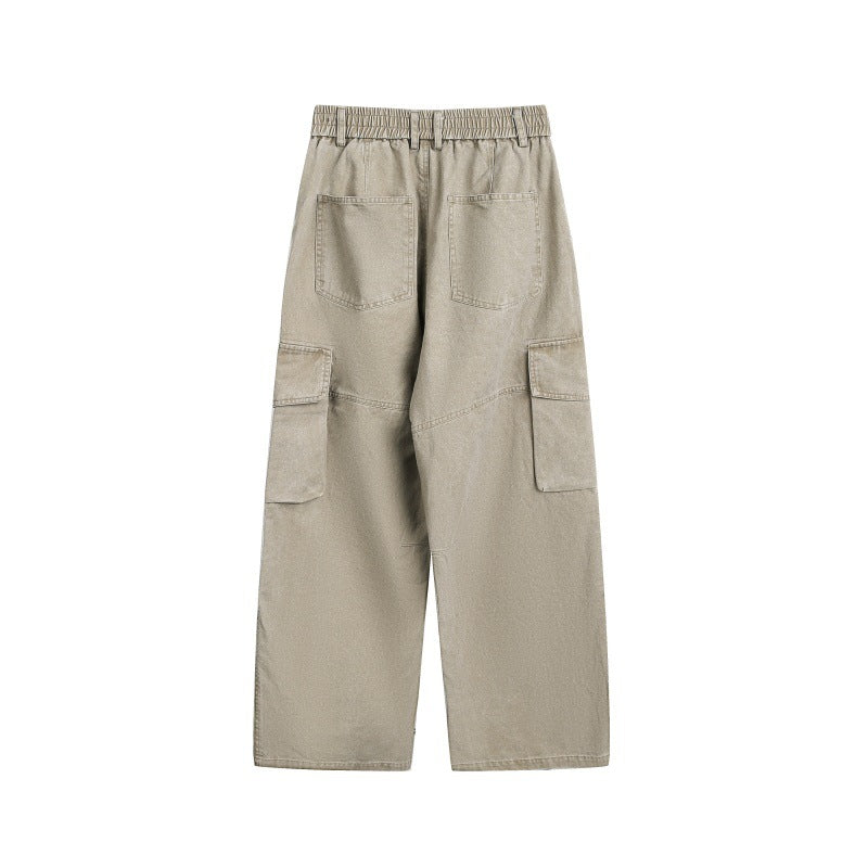 Pantalón multi-bolsillos patchwork