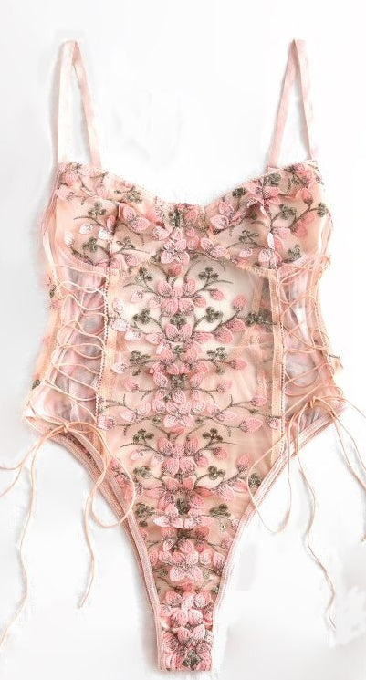 Body corsetero bordado