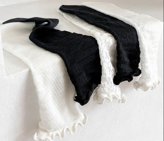 Calcetines calados ondulado