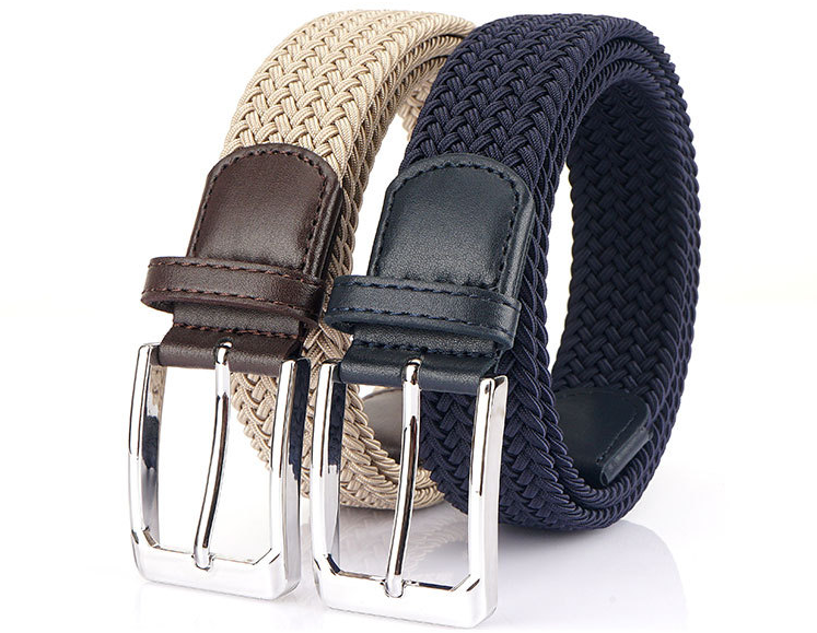 Cinturón trenzado canvas